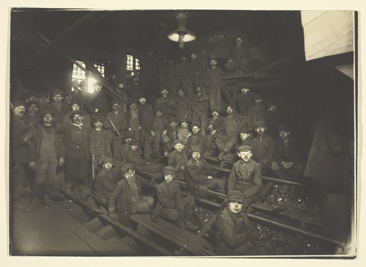 Breaker Boys à Coal Chute, South Pittston, Pennsylvanie - Lewis Wickes Hine