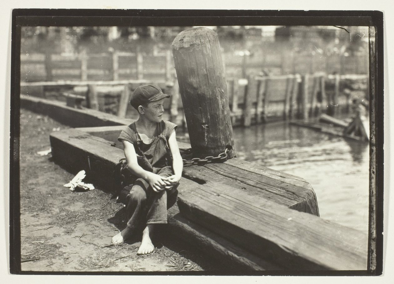 Sur le quai, New York - Lewis Wickes Hine