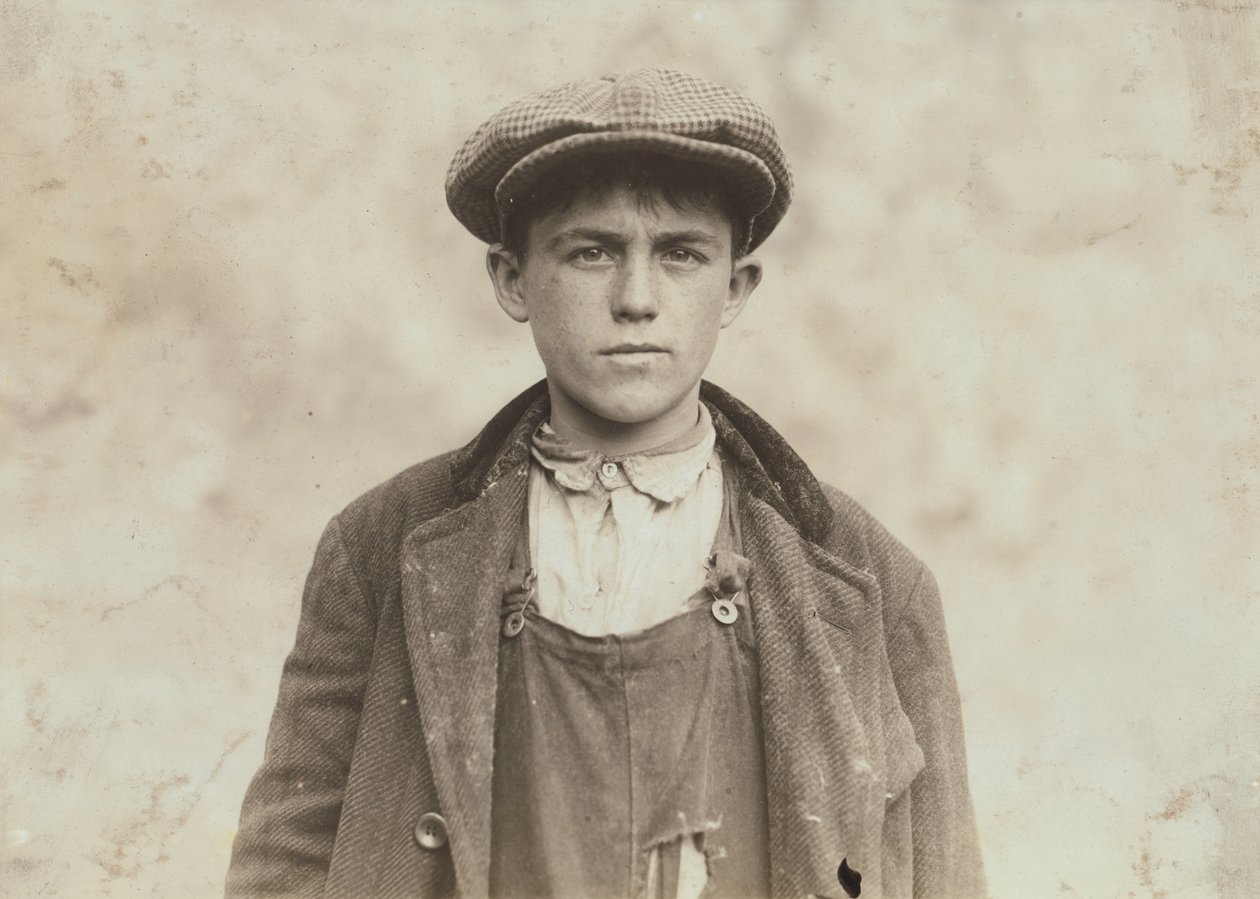 James Donovan - Balayeur irlandais aux Fall River Iron Works - Lewis Wickes Hine