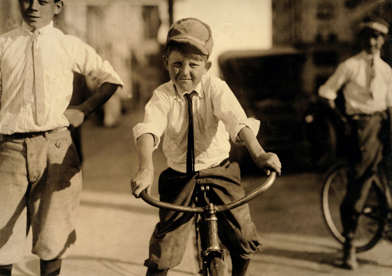 Messagers de Western Union, Houston, Texas, 1913 - Lewis Wickes Hine