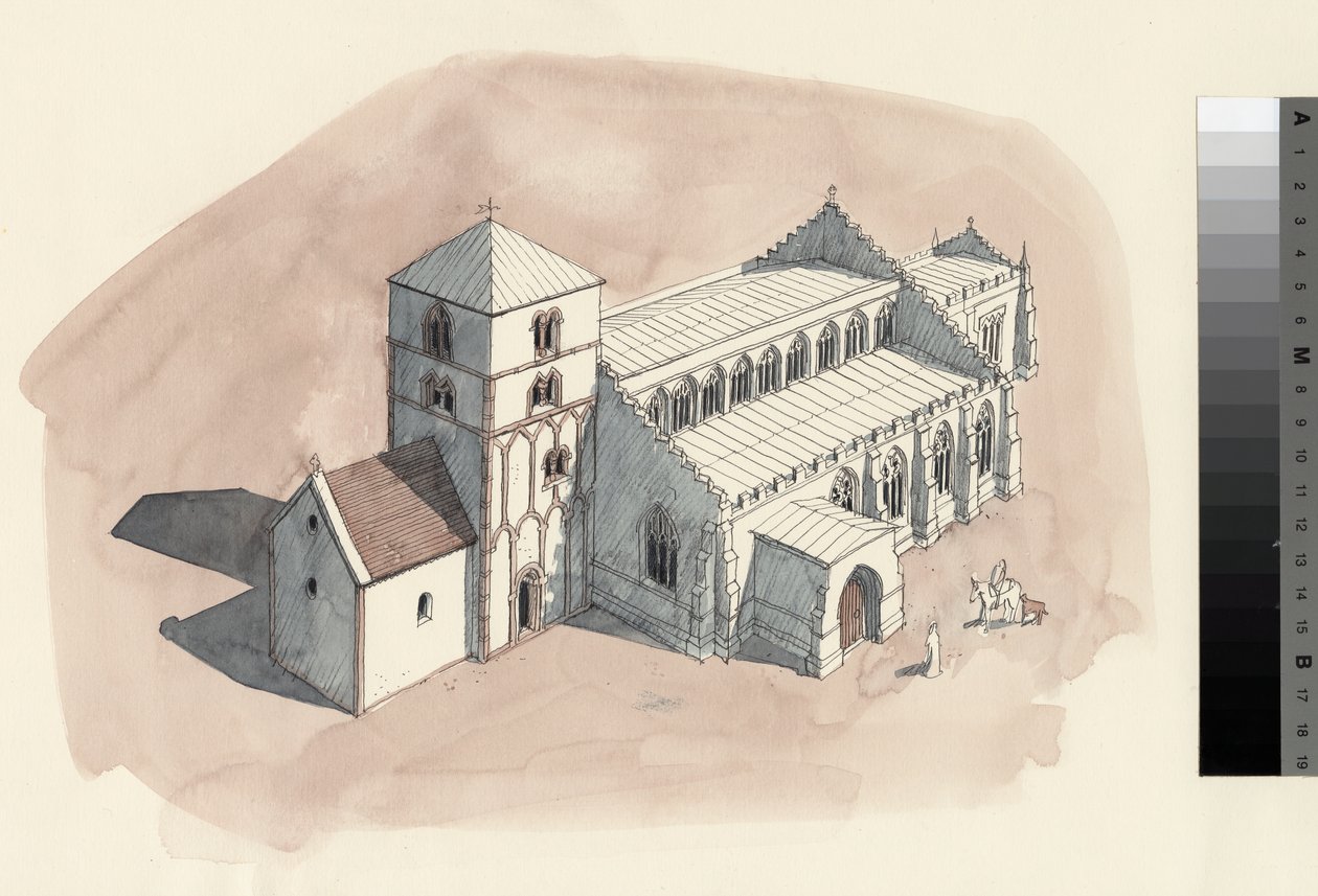 Dessin de reconstitution de l