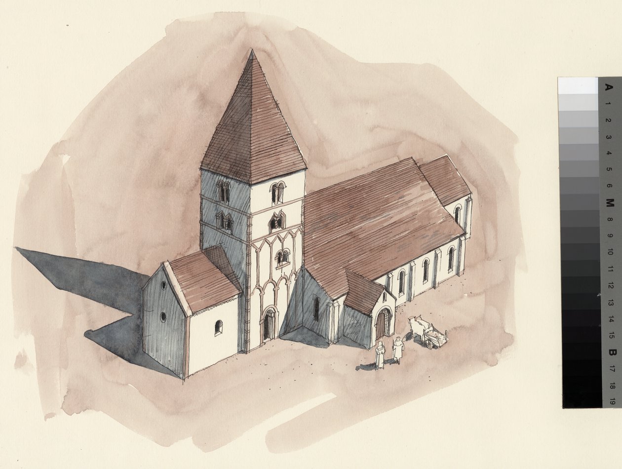 Dessin de reconstitution de l