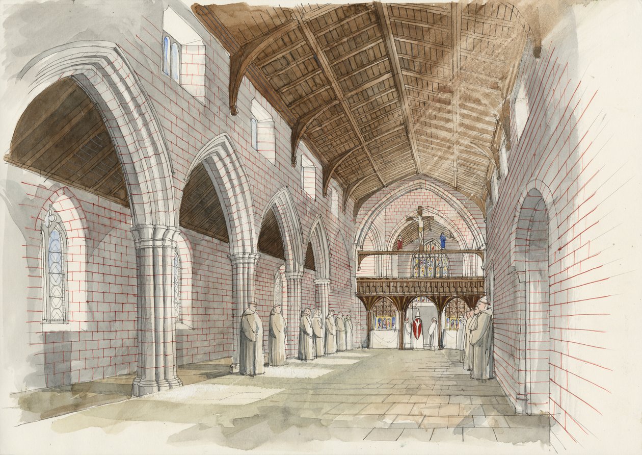 Reconstruction de la nef de l