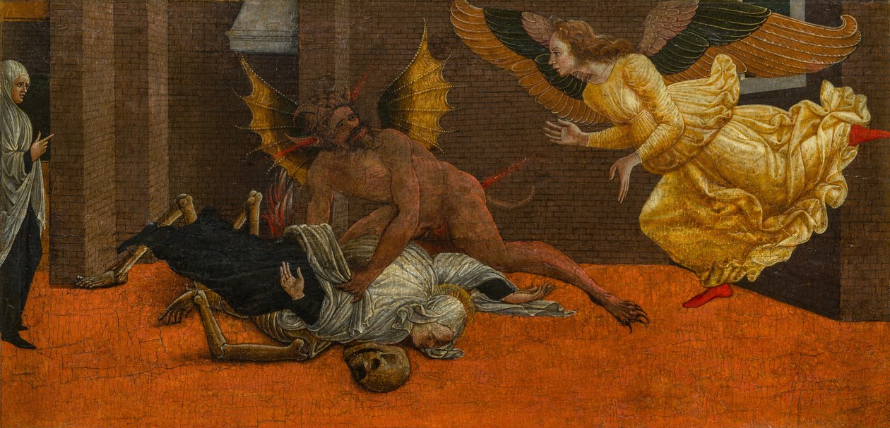 Sainte Françoise de Rome tourmentée par Satan - Liberale da Verona