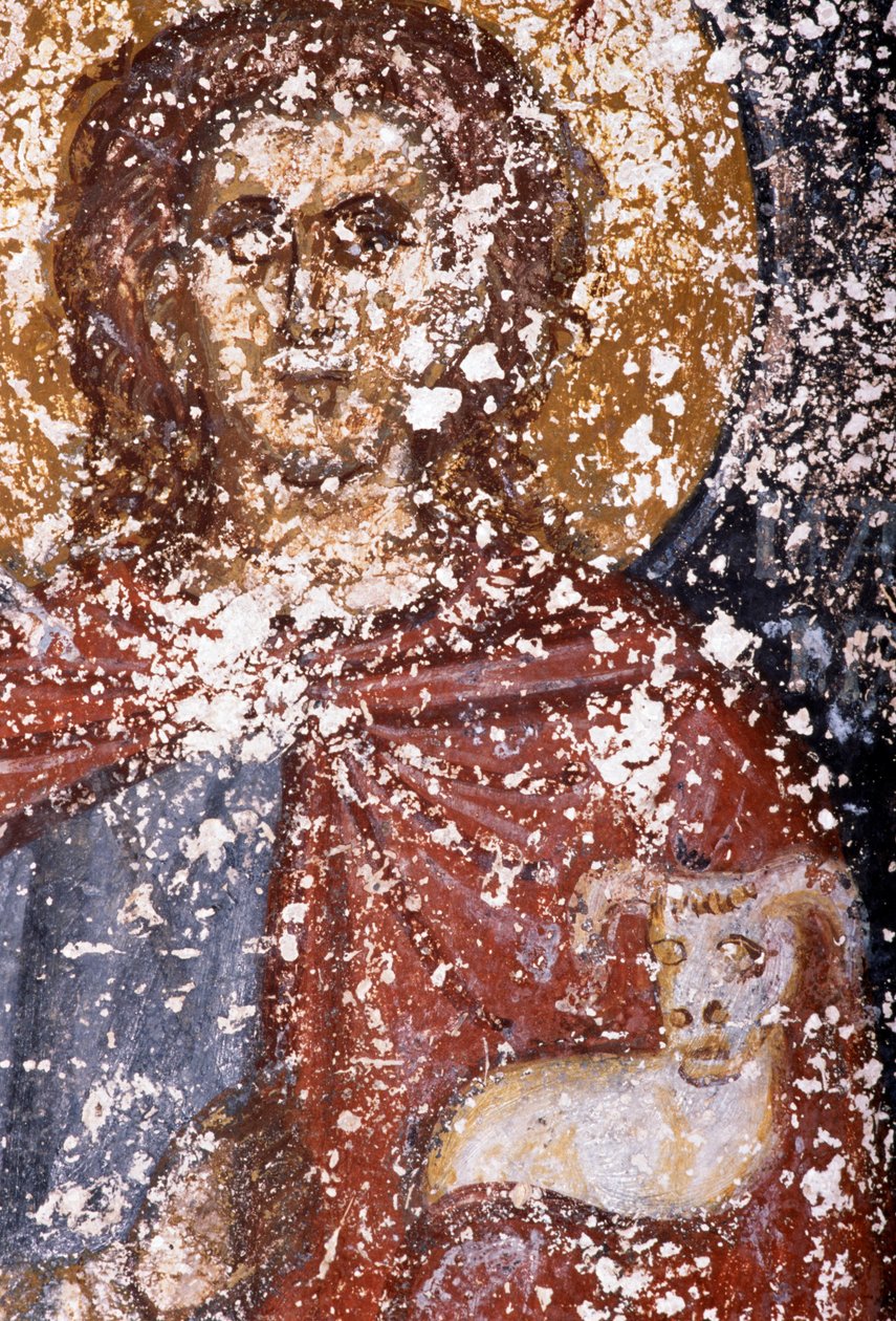Christ, fresque dans l