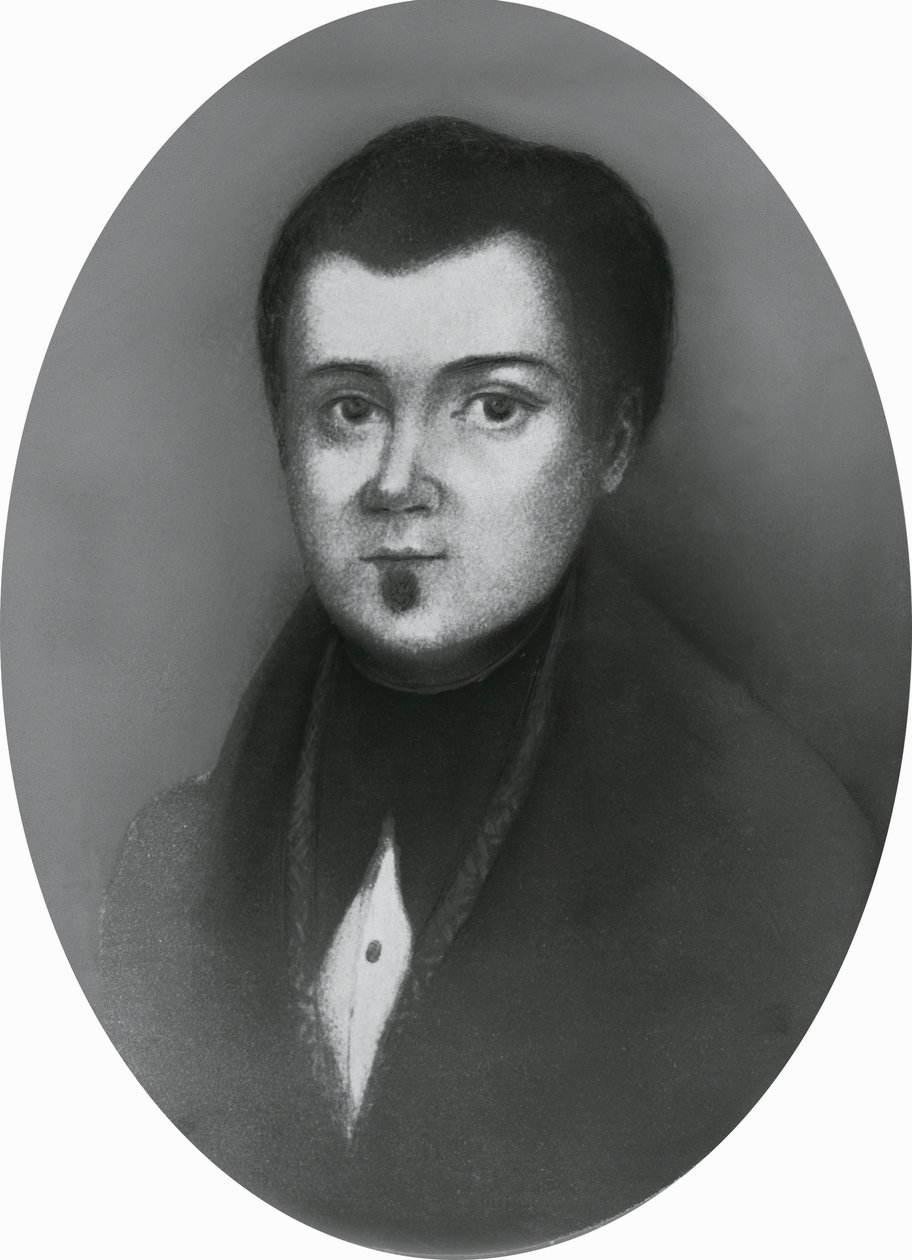 Portrait de Jacopo Ruffini (1805-1833), médecin et patriote italien, gravure - Unbekannt Unbekannt