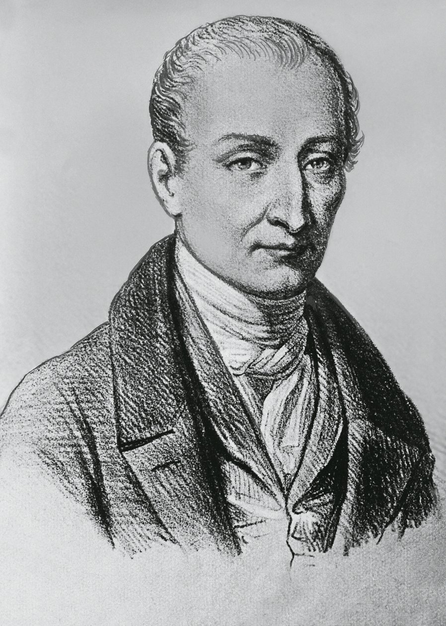 Portrait de Joseph Nicéphore Niépce (1765-1833), inventeur français de l