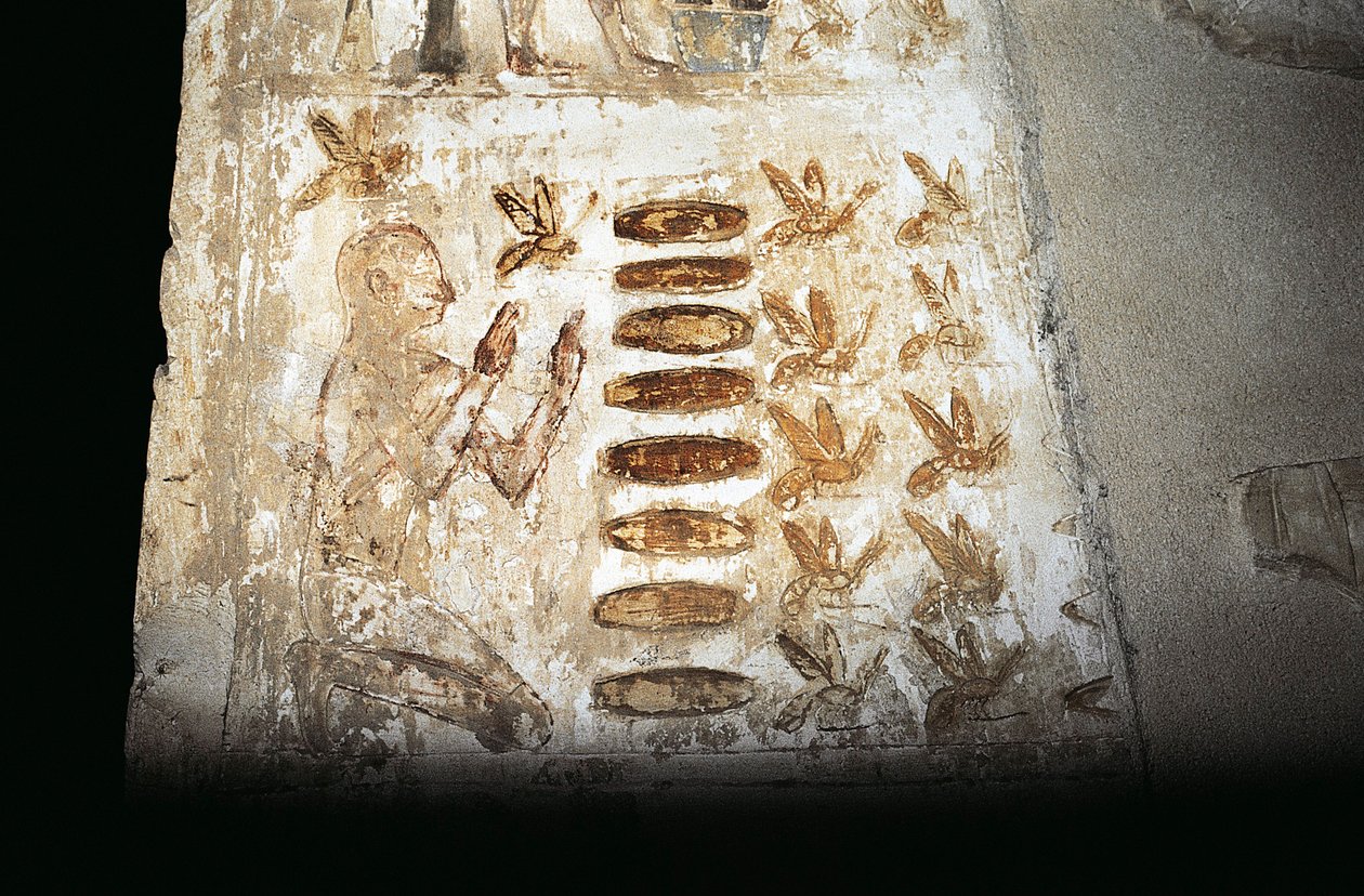 Peinture murale représentant une scène d