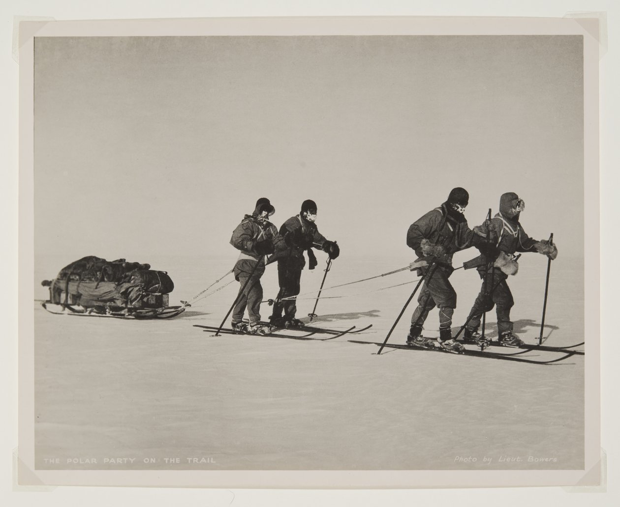Le groupe polaire en route - Lieutenant Henry Robertson Bowers