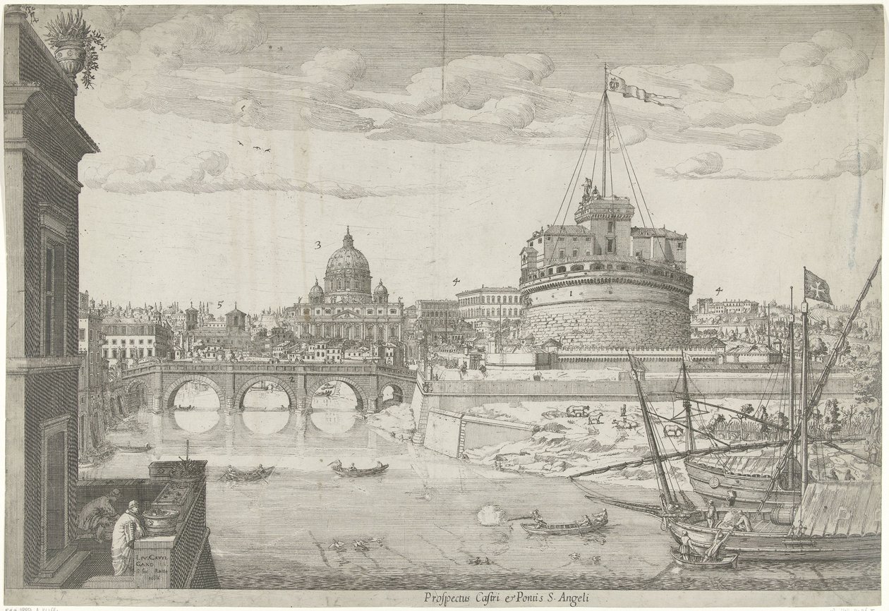 Vue de Rome - Lievin Cruyl