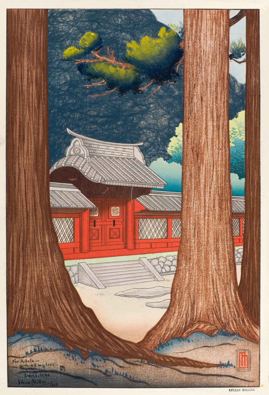 Porte de Nikko, 1928 - Lilian May Miller