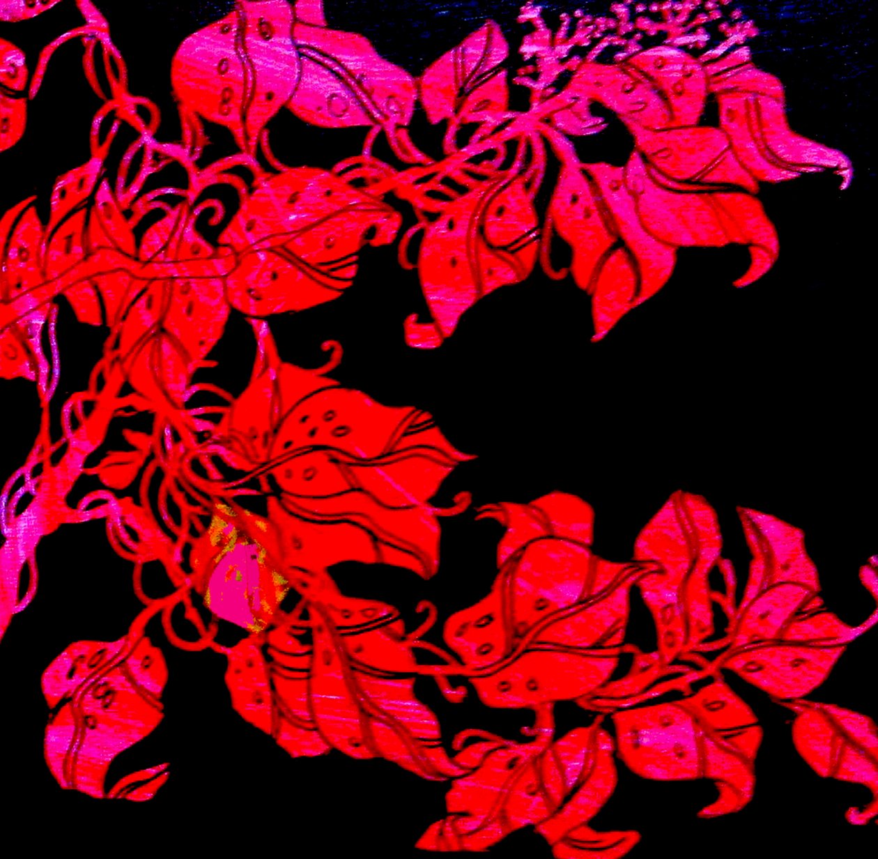 Rouge pour la sœur de William, 2017 (technique mixte) - linda arthurs