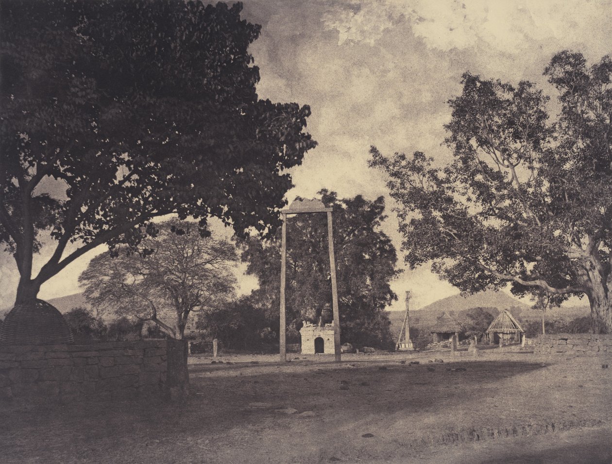 Beekinpully : La balançoire de Permaul à Mariammah Covil, décembre 1857-janvier 1858 (photo) - Linnaeus Tripe
