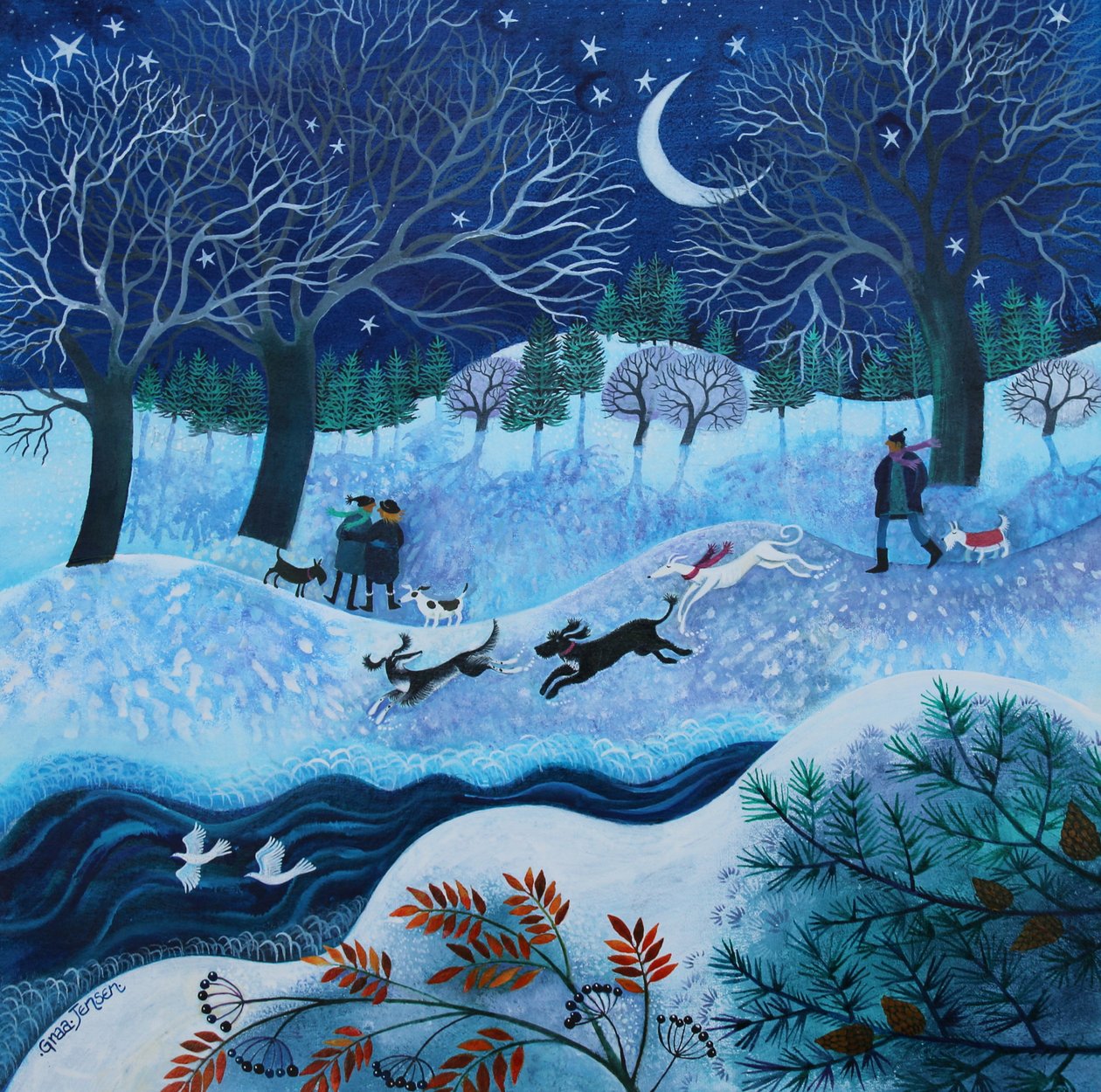 Chiens joyeux - Lisa Graa Jensen