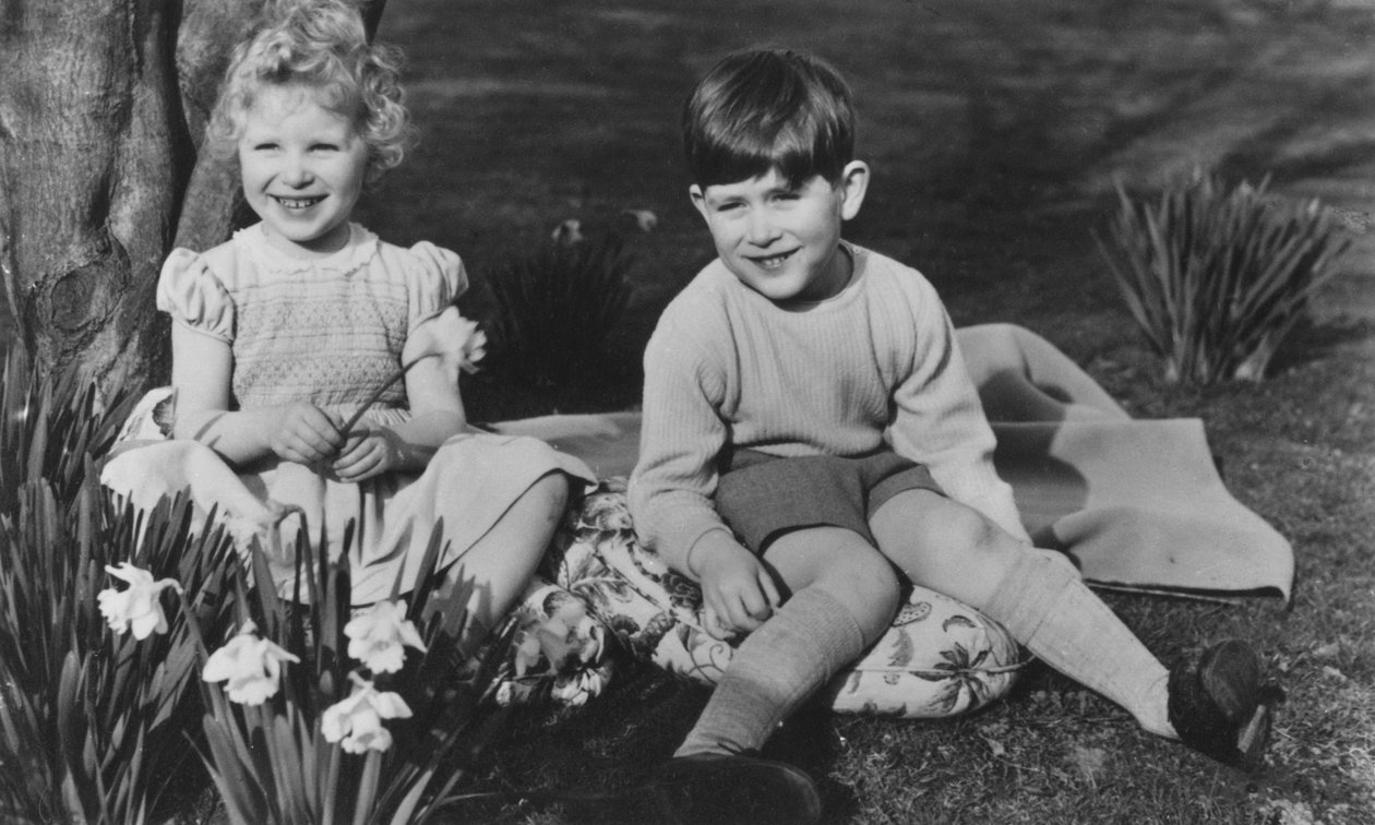Le prince Charles et la princesse Anne enfants à Balmoral - Lisa Sheridan