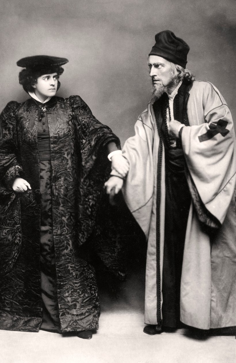 Gertrude Elliott et Johnston Forbes-Robertson dans Le Marchand de Venise, début du 20e siècle - Lizzie Caswall Smith