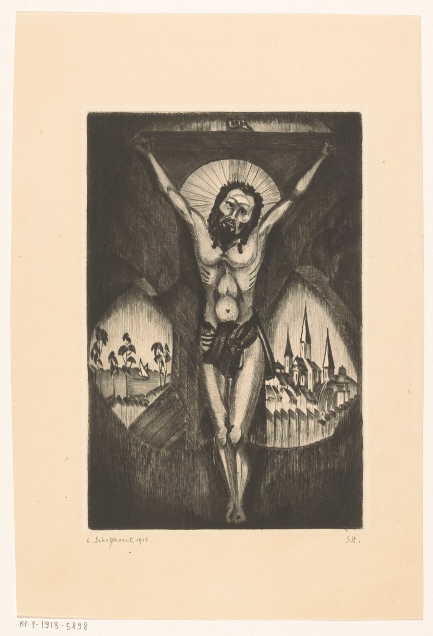 Le Christ I - Lodewijk Schelfhout (signed by artist)