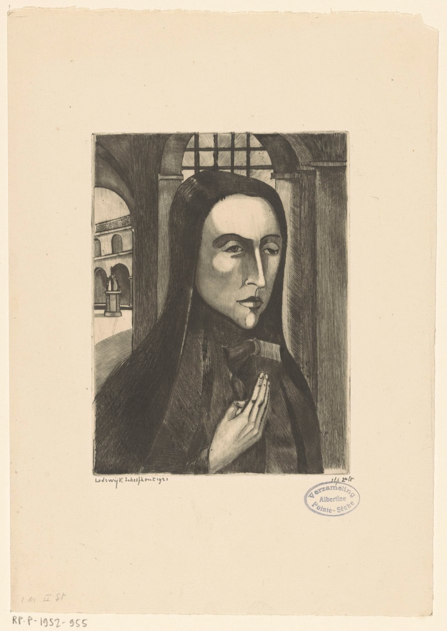 Femme Corse - Lodewijk Schelfhout (signed by artist)