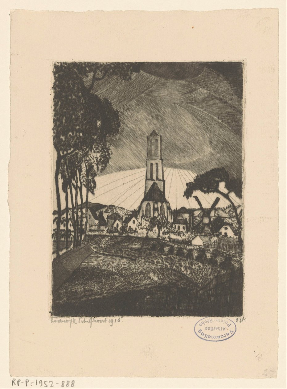Lienden - Lodewijk Schelfhout (signed by artist)