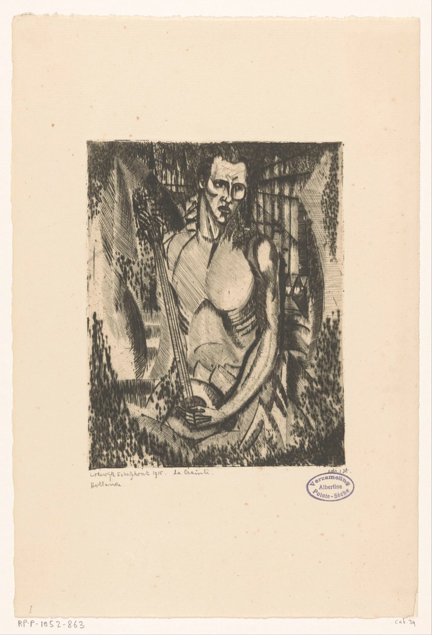 Musicien - Lodewijk Schelfhout (signed by artist)