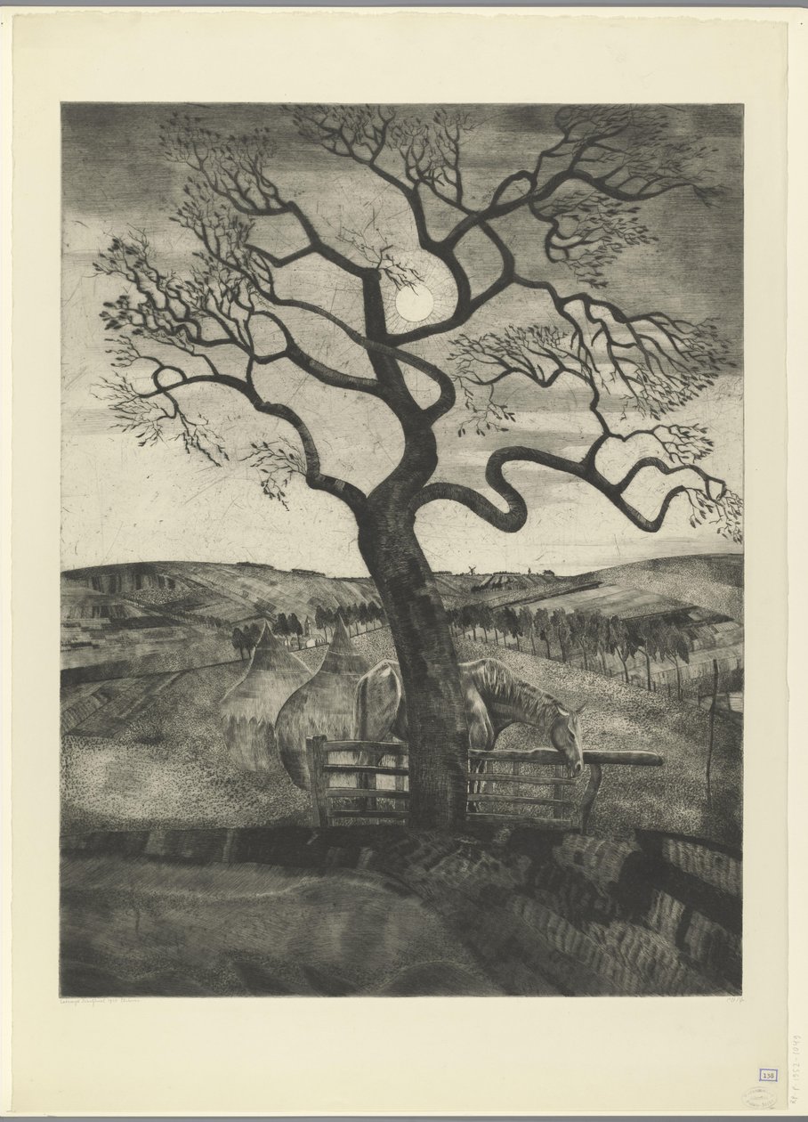 Vieux cheval au repos - Lodewijk Schelfhout (signed by artist)