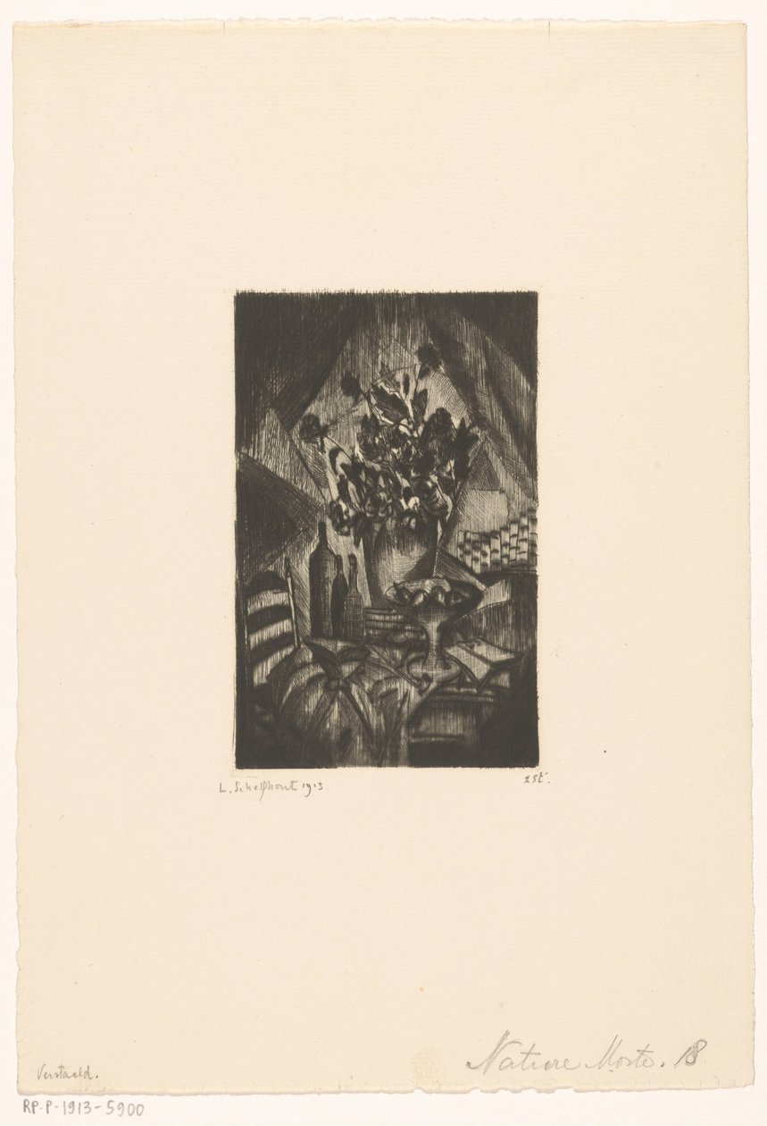 Nature morte - Lodewijk Schelfhout (signed by artist)