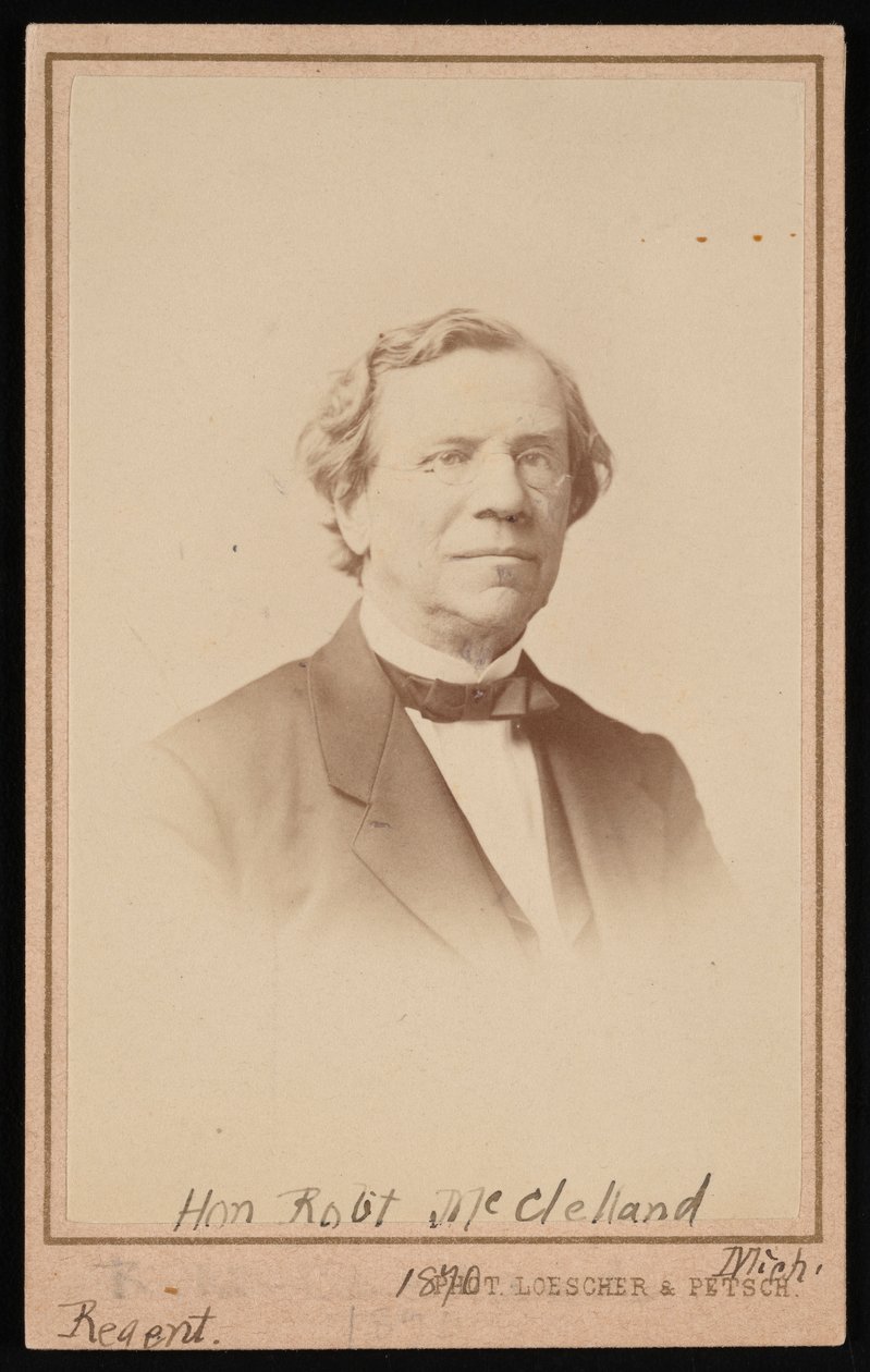 Portrait de Robert McClelland 1807-1880, 1870 - Löscher and Petsch