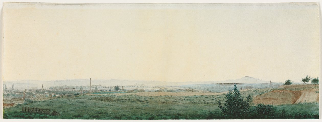 Paysage près de Paris - Léon Bonvin