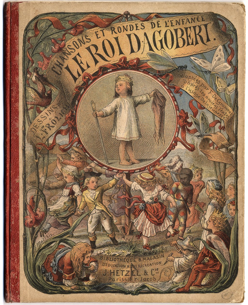 Couverture du livre "Le Roi Dagobert". - Lorens Frolich
