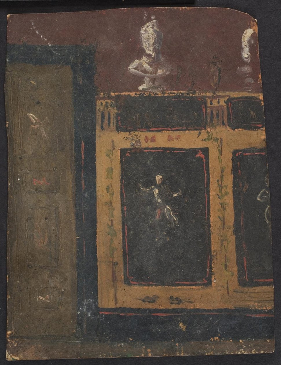 Décorations murales pour Valhøj 1838/1839 - Lorenz Frølich