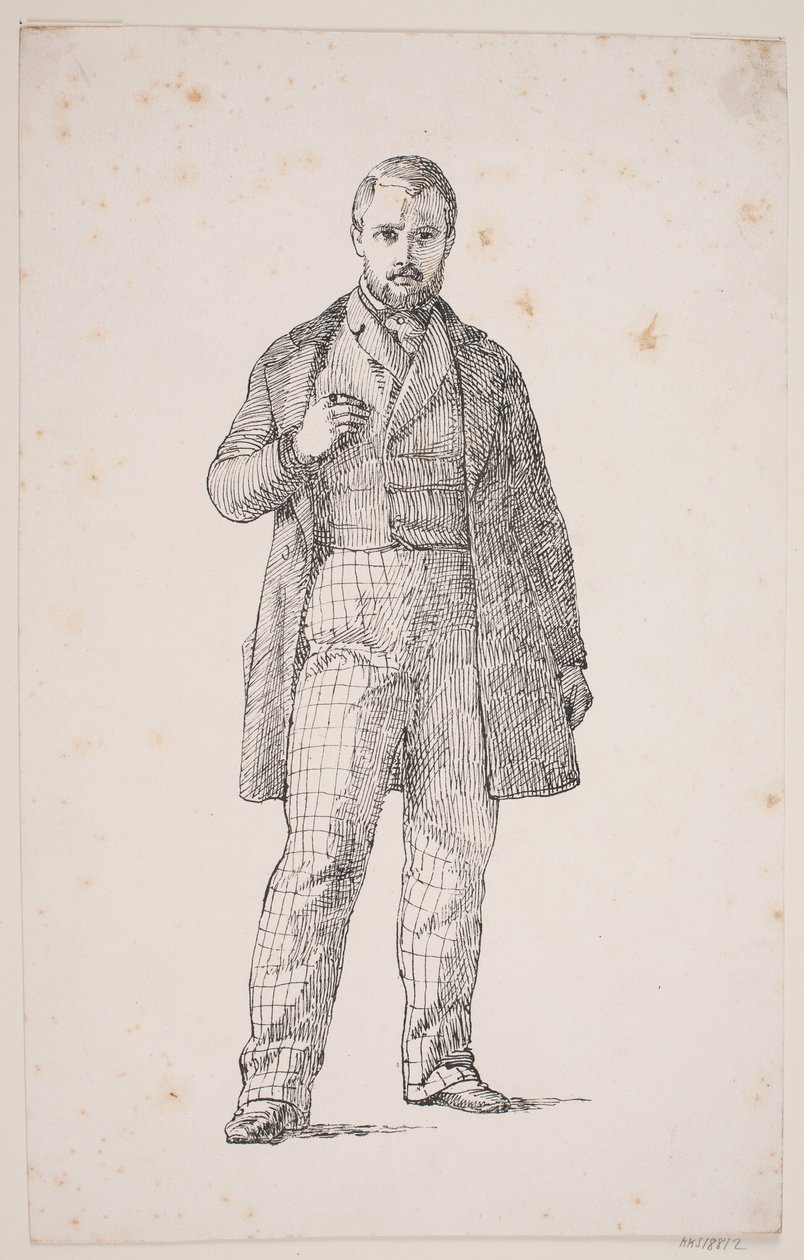 Autoportrait de L. Frølich - Lorenz Frølich
