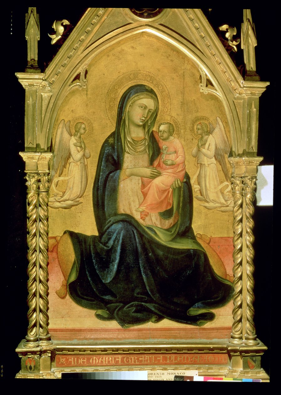 Madone et Enfant, 1400 - Lorenzo Monaco