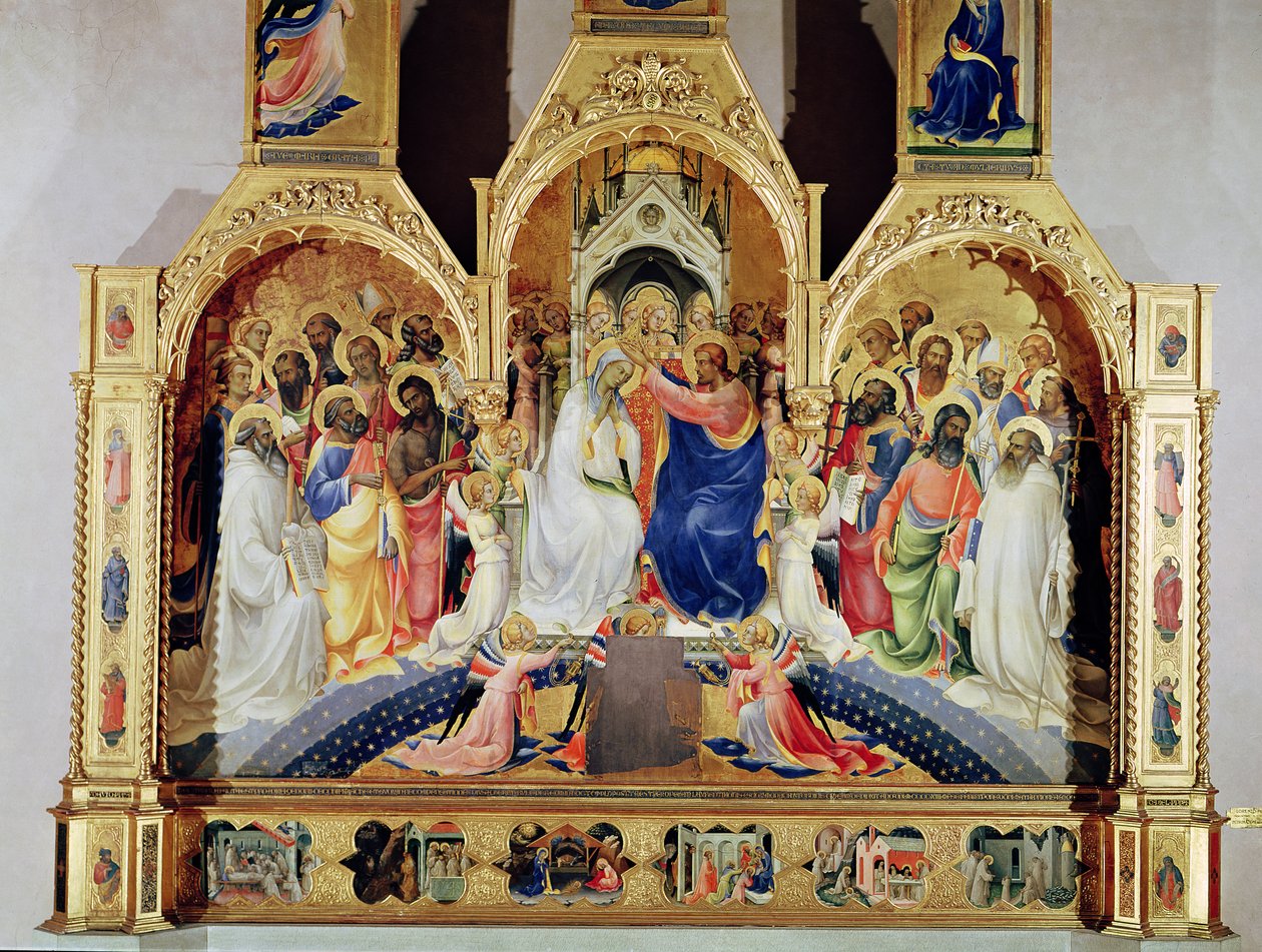 Le Couronnement de la Vierge - Lorenzo Monaco