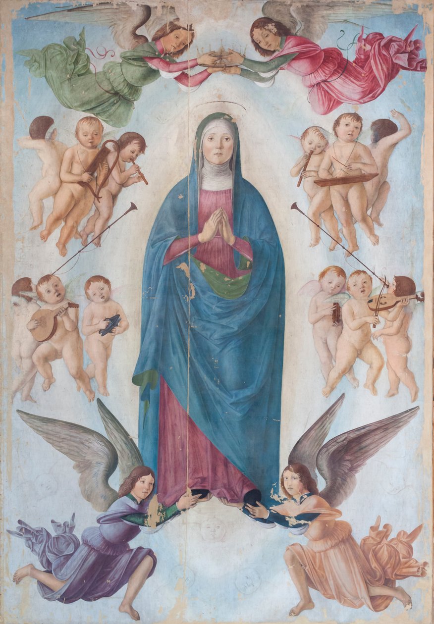 Assomption et Chœur des anges - Lorenzo Costa