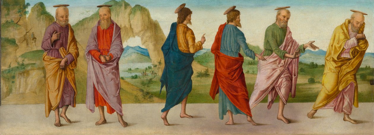 Le miracle du catafalque (panneau A), vers 1500-1506 - Lorenzo Costa