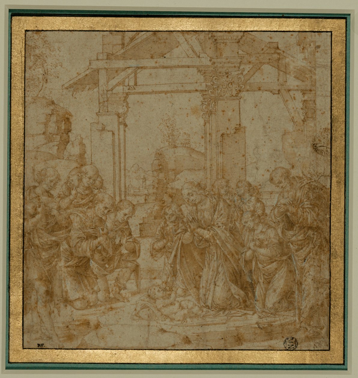 Adoration des bergers ... - Lorenzo di Credi
