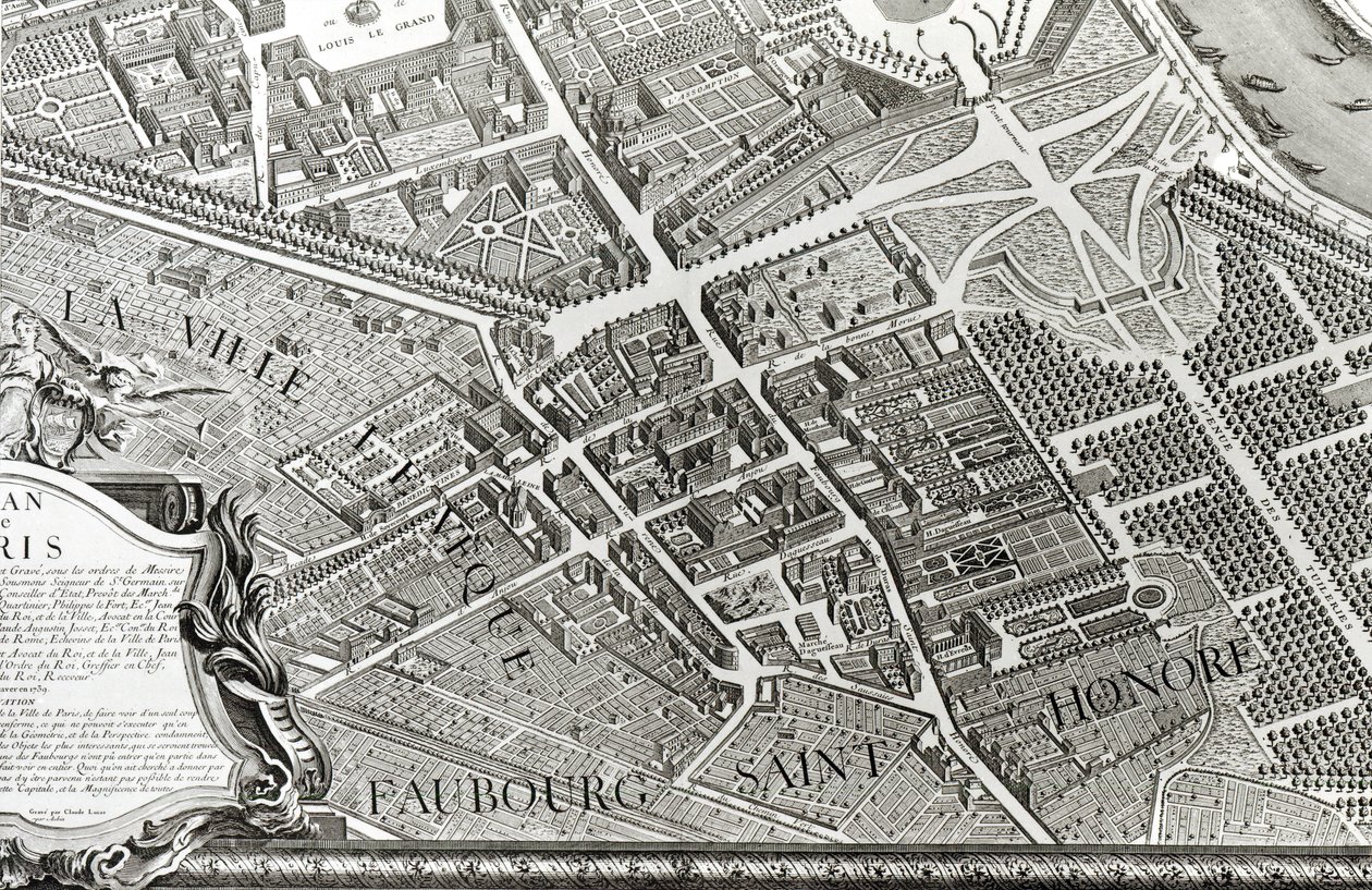 Plan de Paris, connu sous le nom de 