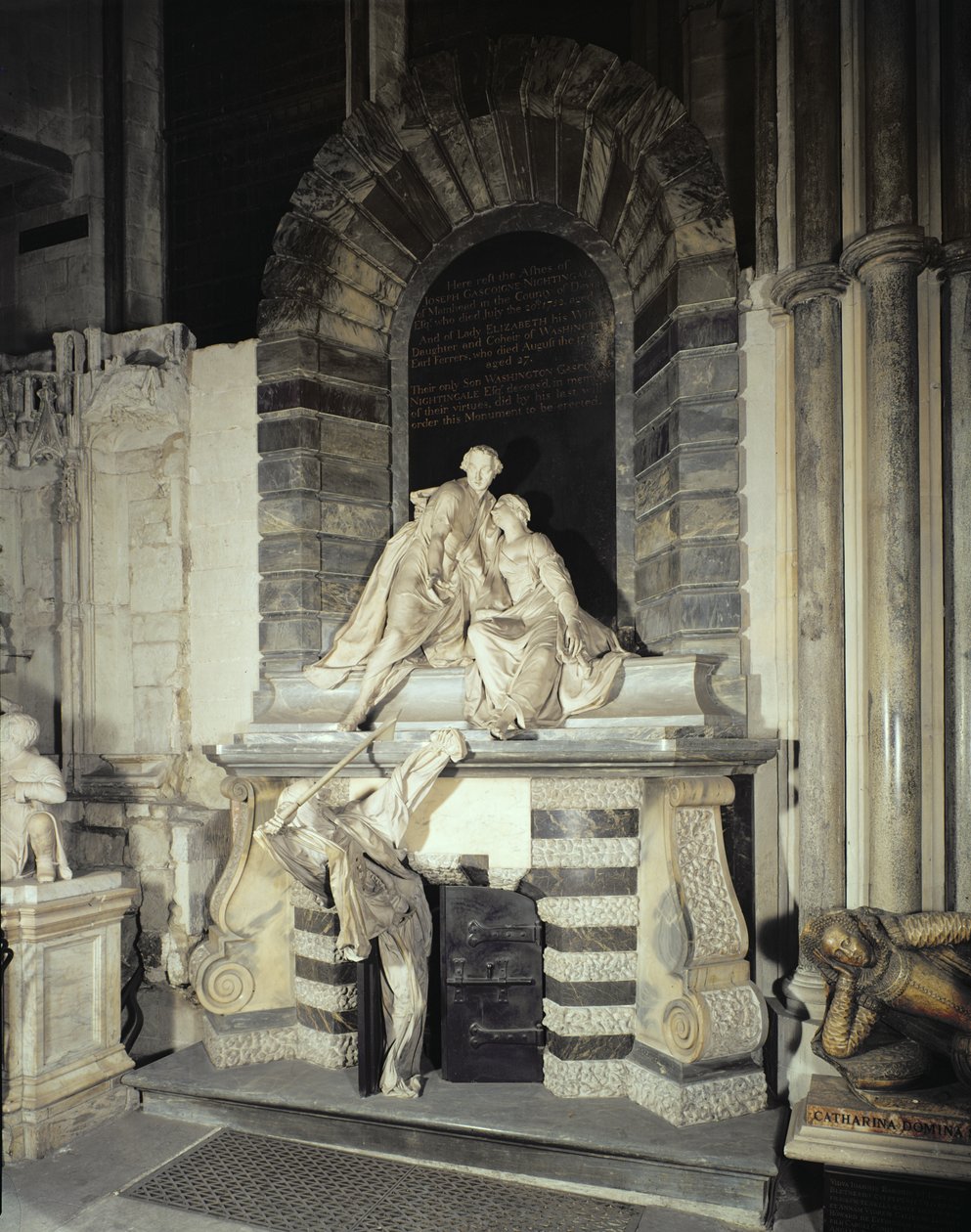 Tombe de Sir Joseph et Lady Elizabeth Nightingale - Louis Francois Roubillac