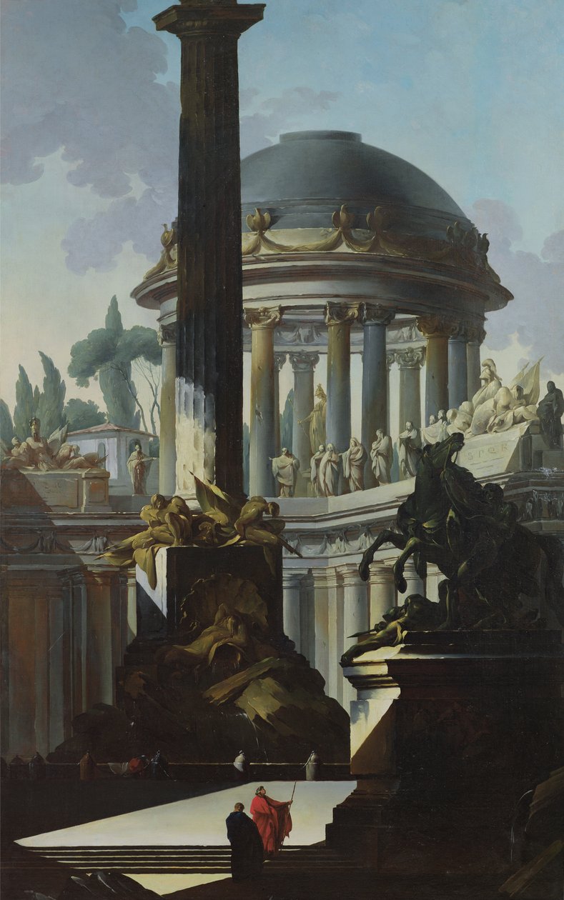 Paysage architectural ou Capriccio - Louis Joseph Le Lorrain