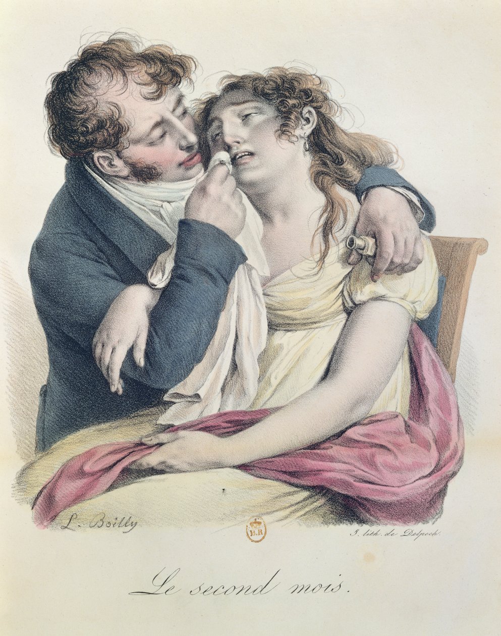 Le deuxième mois de grossesse, c.1825 - Louis Leopold Boilly