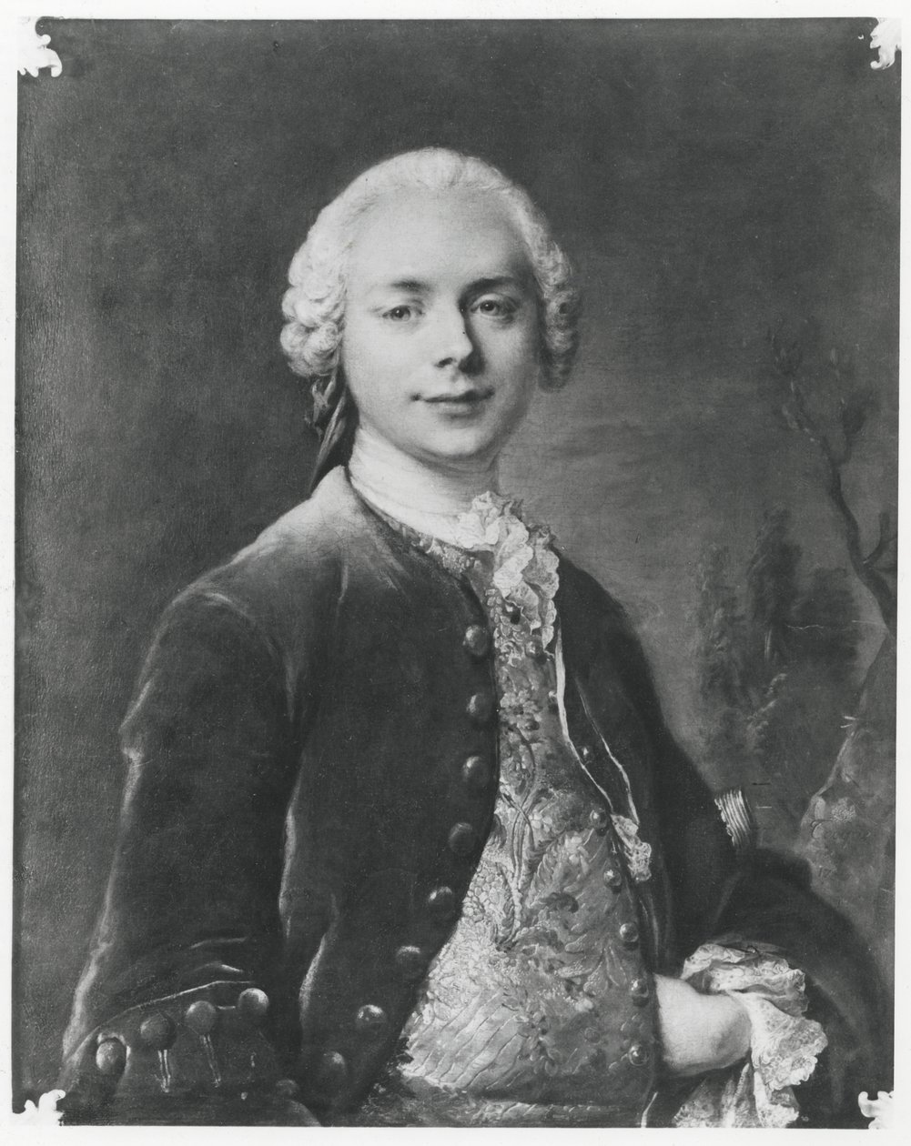 Portrait de Jean Baptiste Louis Gresset - Louis Tocqué