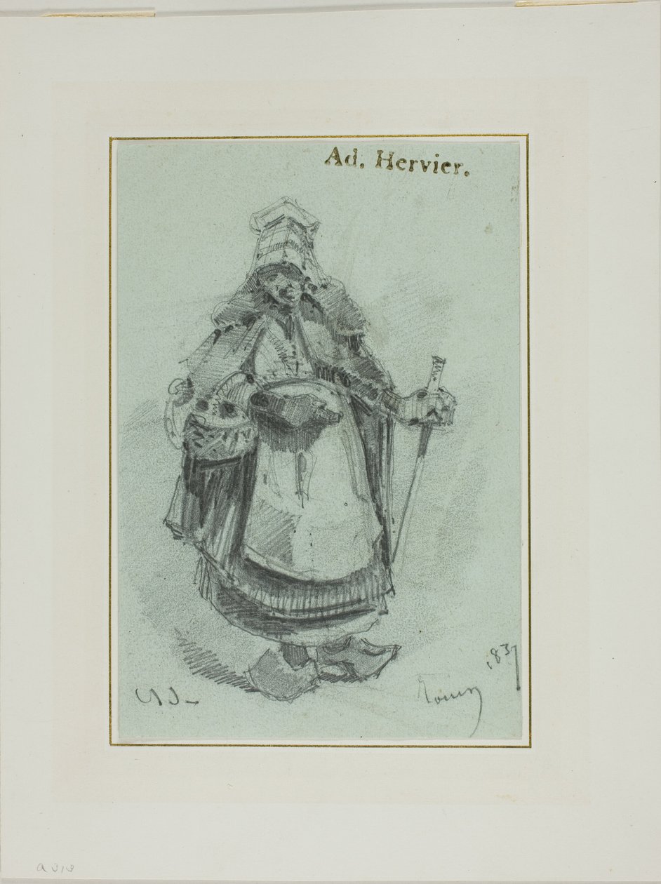 Paysanne - Louis Adolphe Hervier