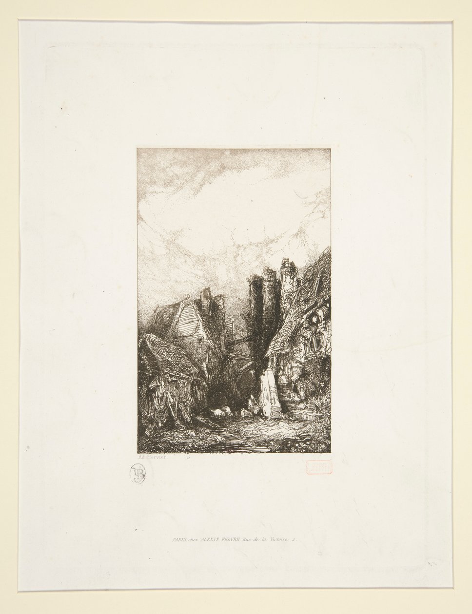 Village - Louis Adolphe Hervier