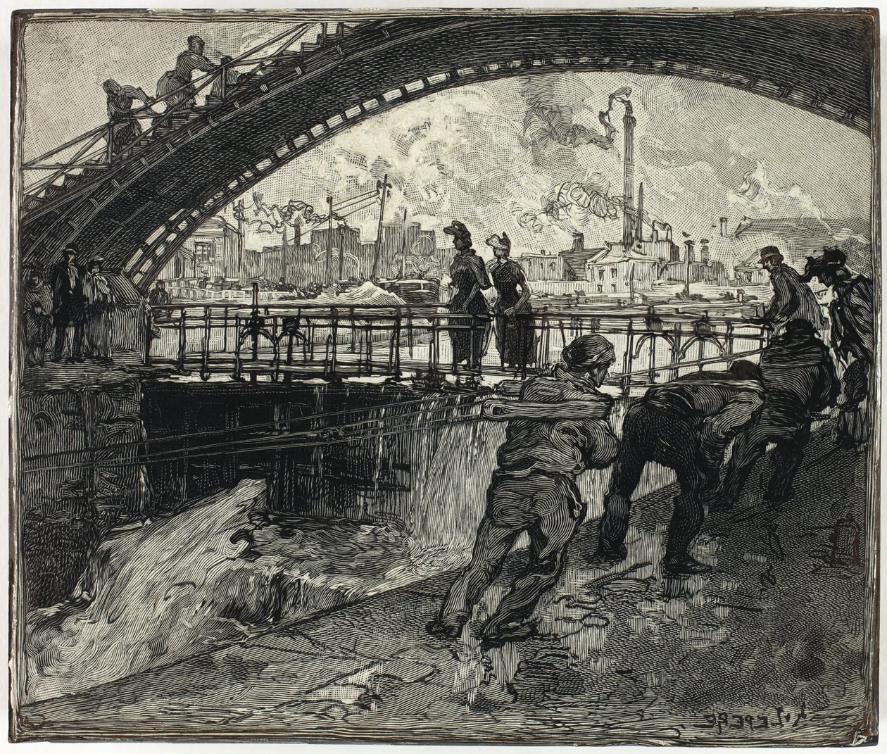 Gravure sur bois pour l