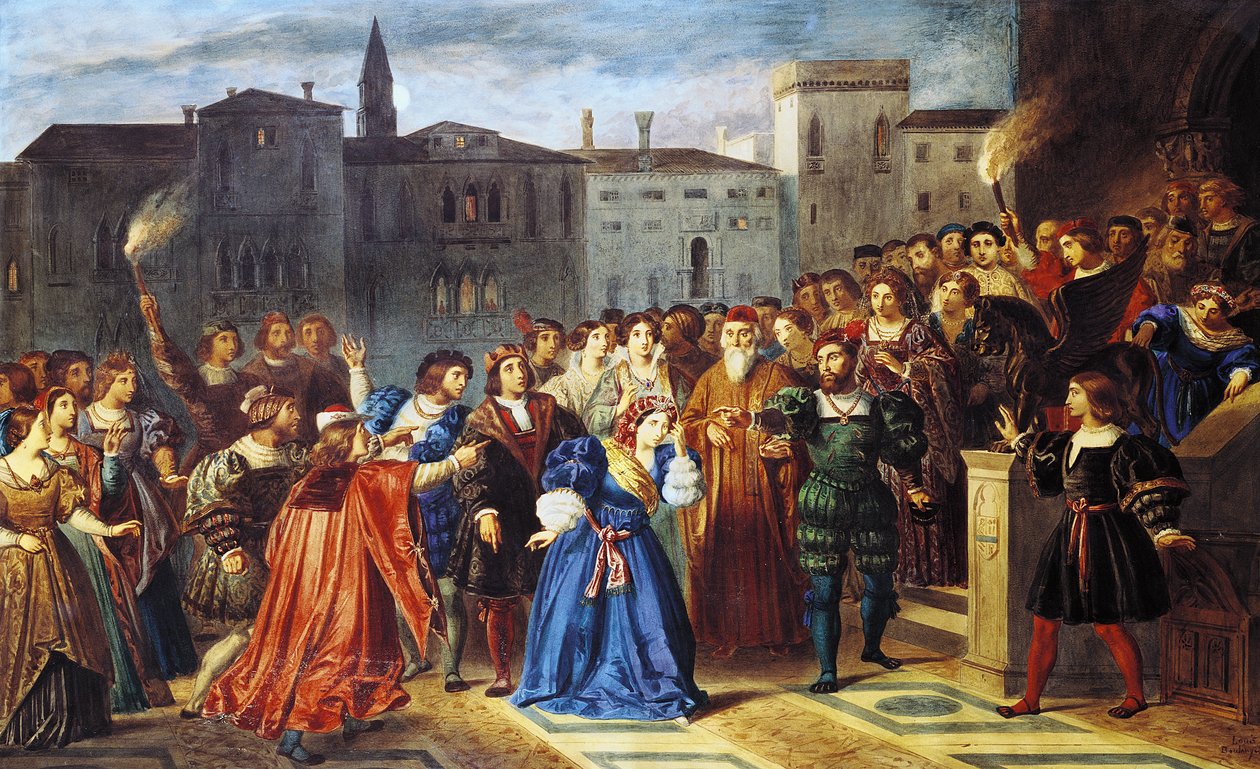 Scène de confrontation, de 