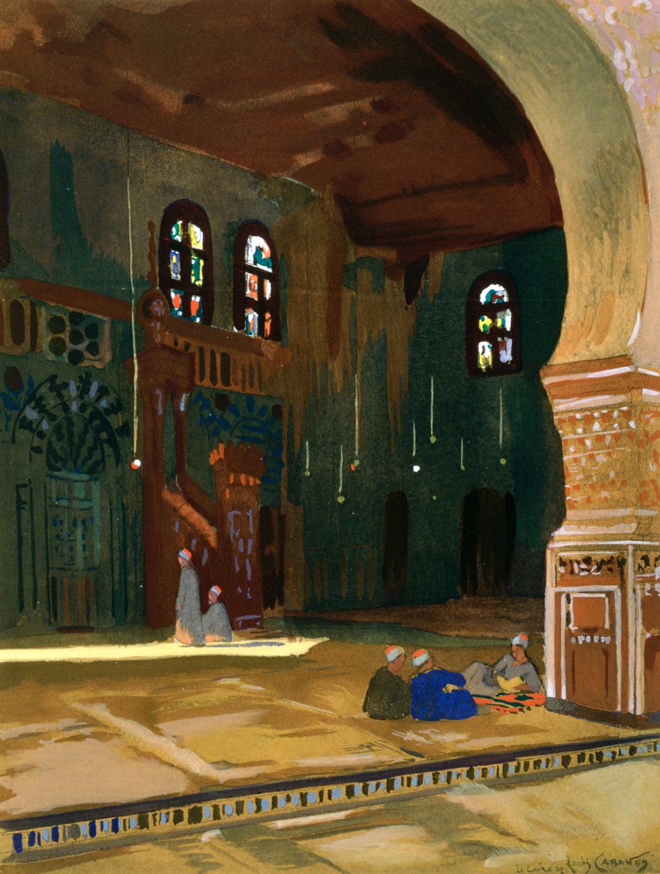 La mosquée du sultan al-Ghuri, Le Caire, Égypte, 1928 - Louis Cabanes