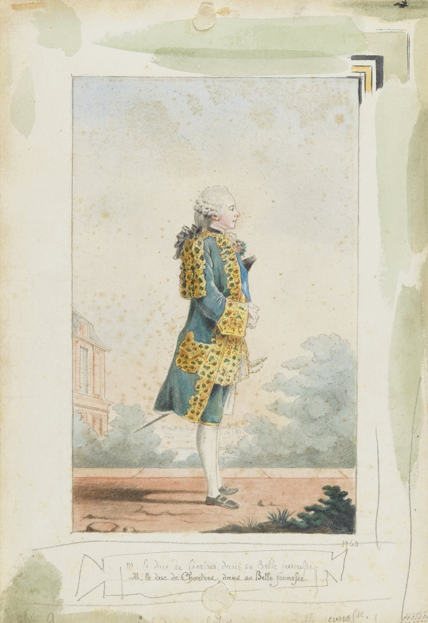 Louis Philippe II, duc de Chartres 1747-1793, 1760 - Louis Carrogis dit Carmontelle