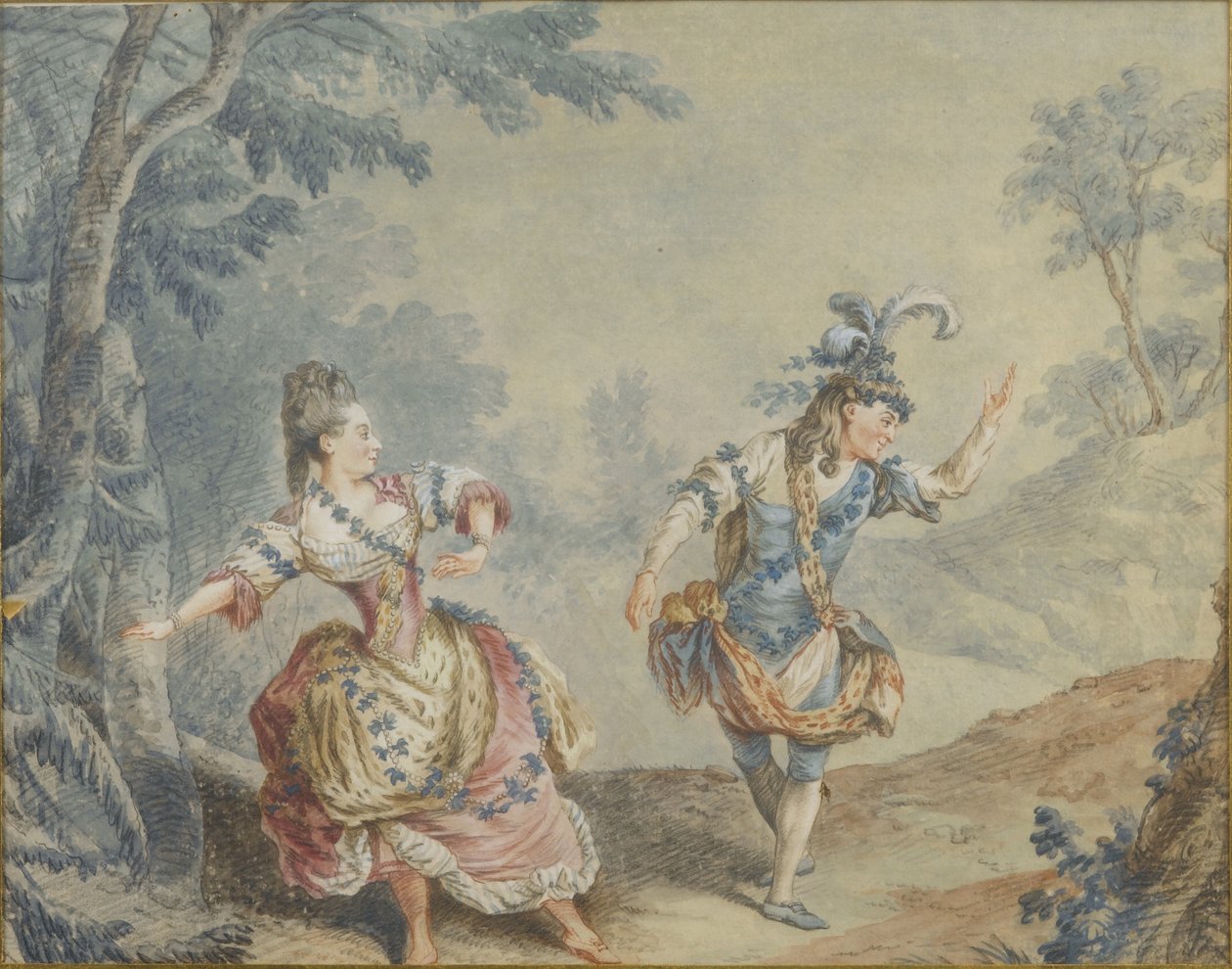 Marie Allard et Jean Dauberval dans l
