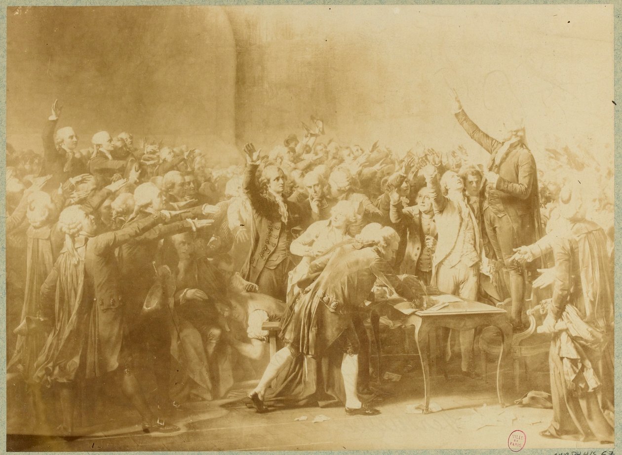 Le Serment du Jeu de Paume, 20 juin 1789 - Louis Charles Auguste (after) Couder