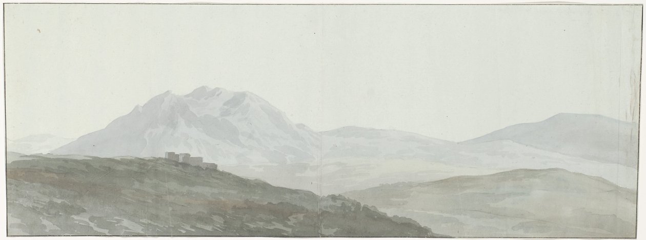 Vue de quelques sommets des Apennins - Louis Ducros